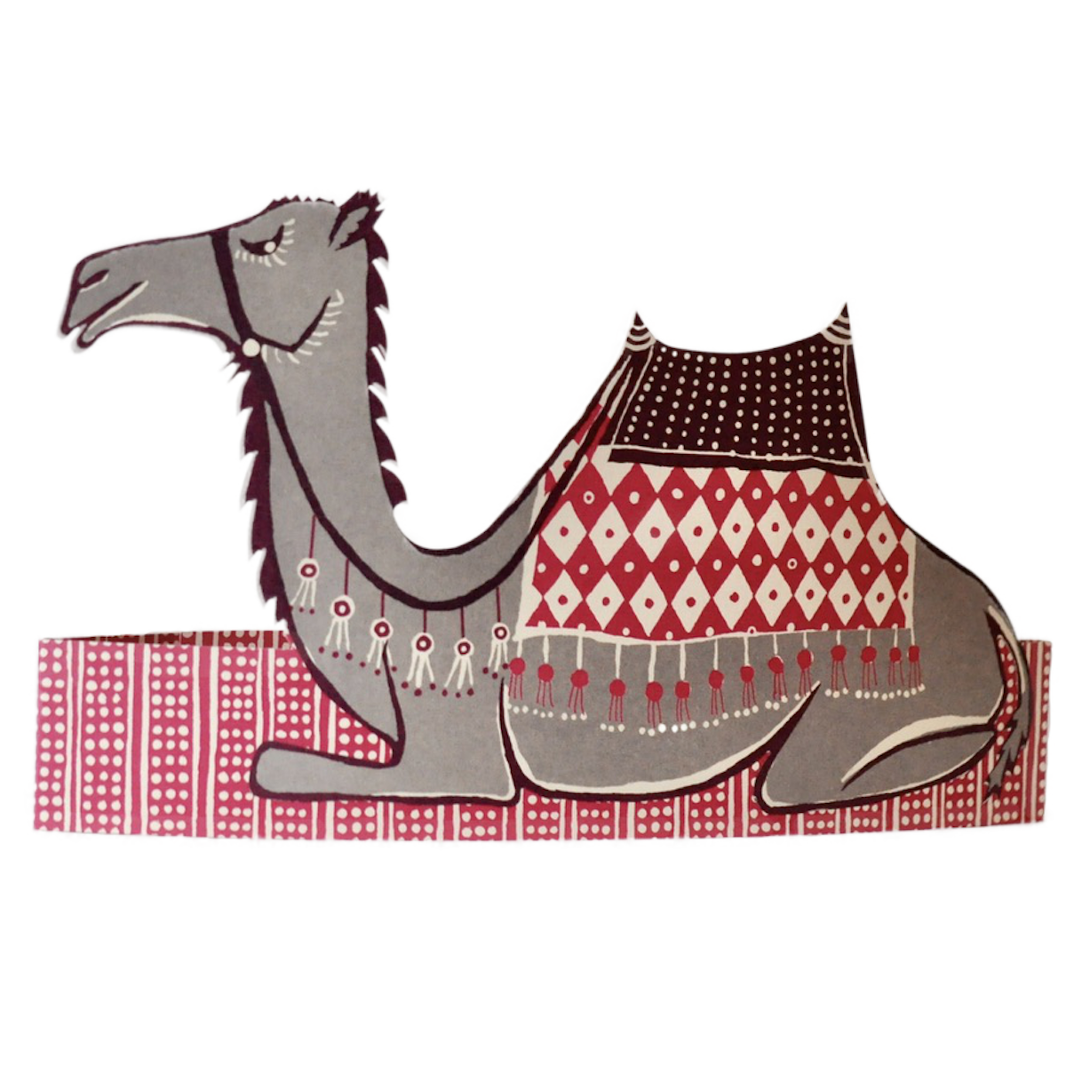 Giant Mantelpiece Menagerie Card: The Camel