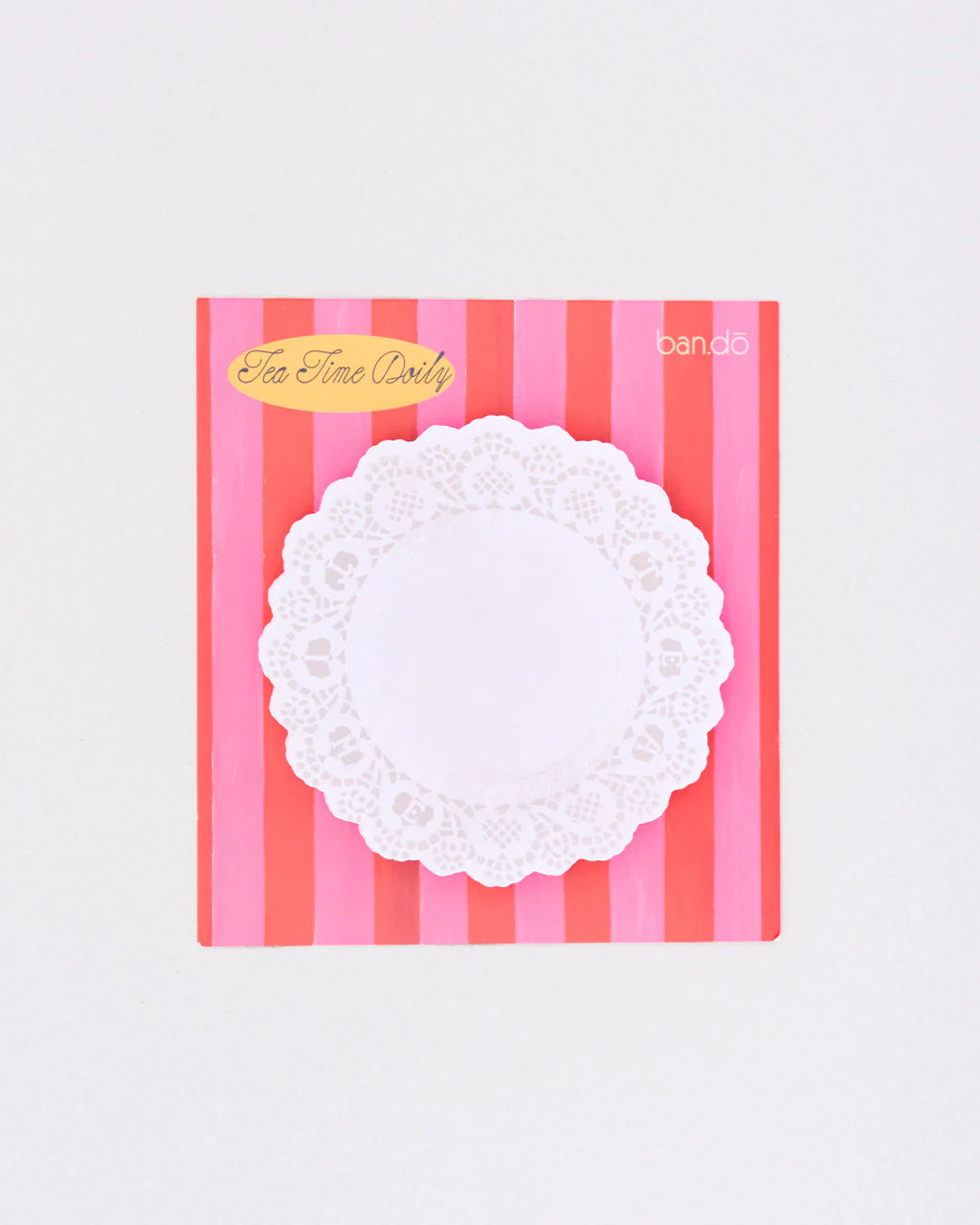Novelty Notepad, Tea Time Doily