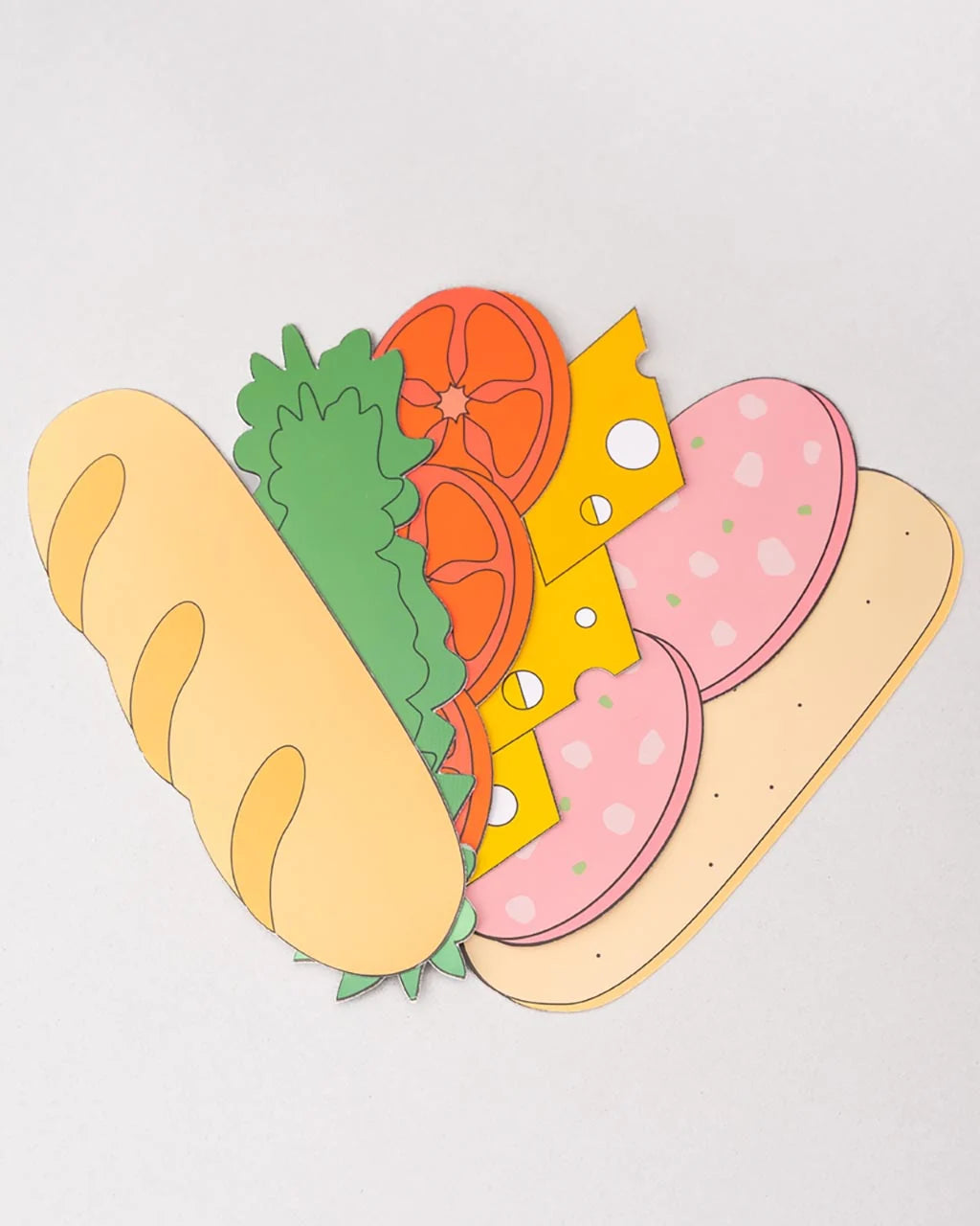 Bookmark set of 6 - Sandwich