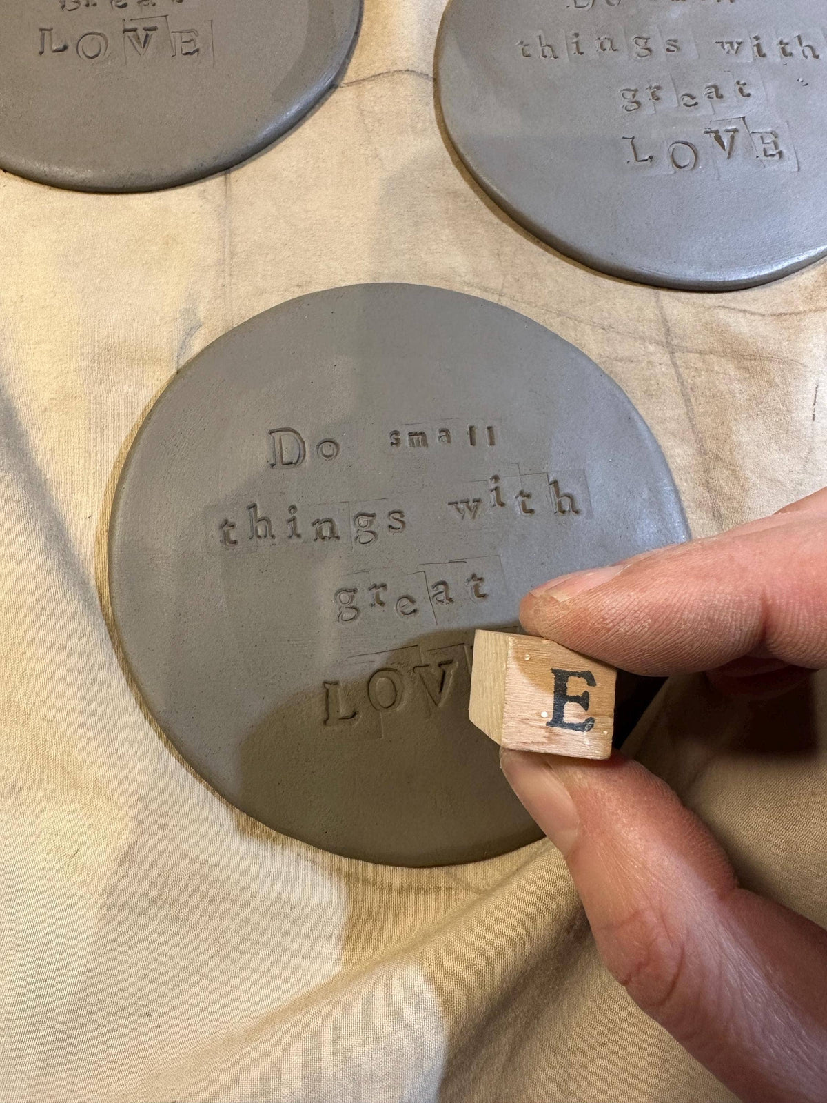 Do Small Things with great Love - trinket dish