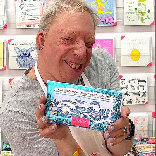 Swim with Whales, Milk Chocolate Bar With Caramel & Sea Salt