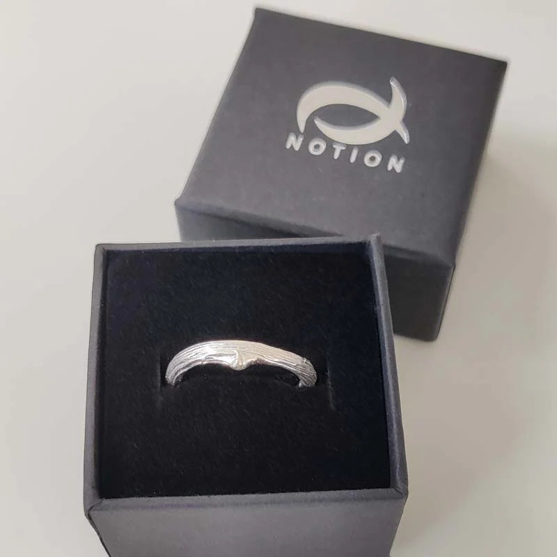 Sterling Silver Oak Twig Ring