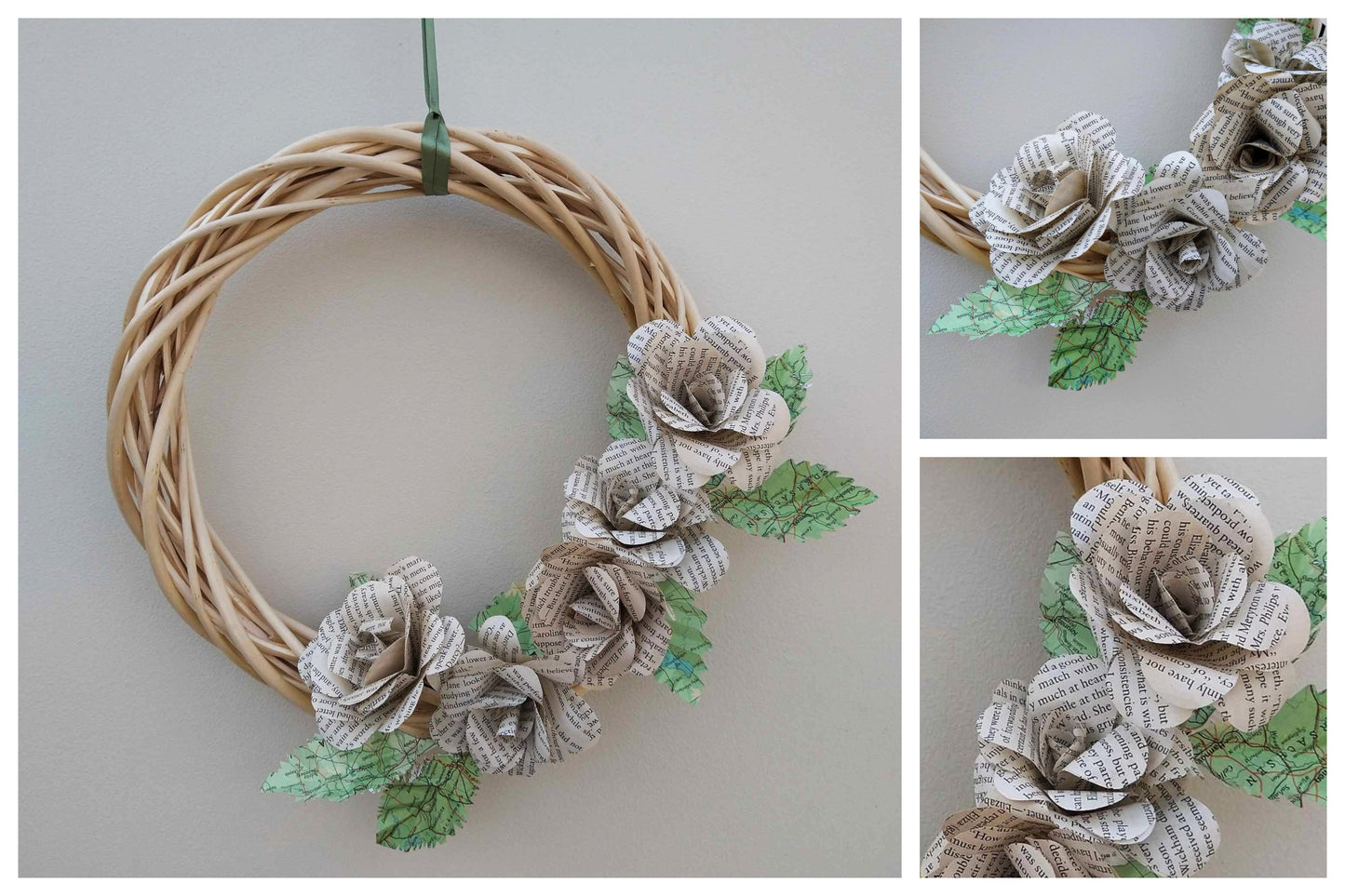 Upcycled Paper Flower Wreath With Liz Turner (Lets Be Cats Jewellery)
