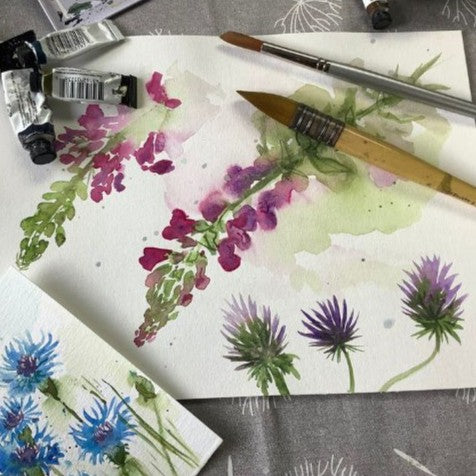 Flowers In Watercolour With Clare Tebboth 2026