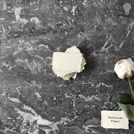 Handmade Paper White | Recycled Cotton Rag Paper