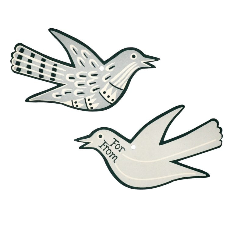 5 Fancy Songbird Gift tags