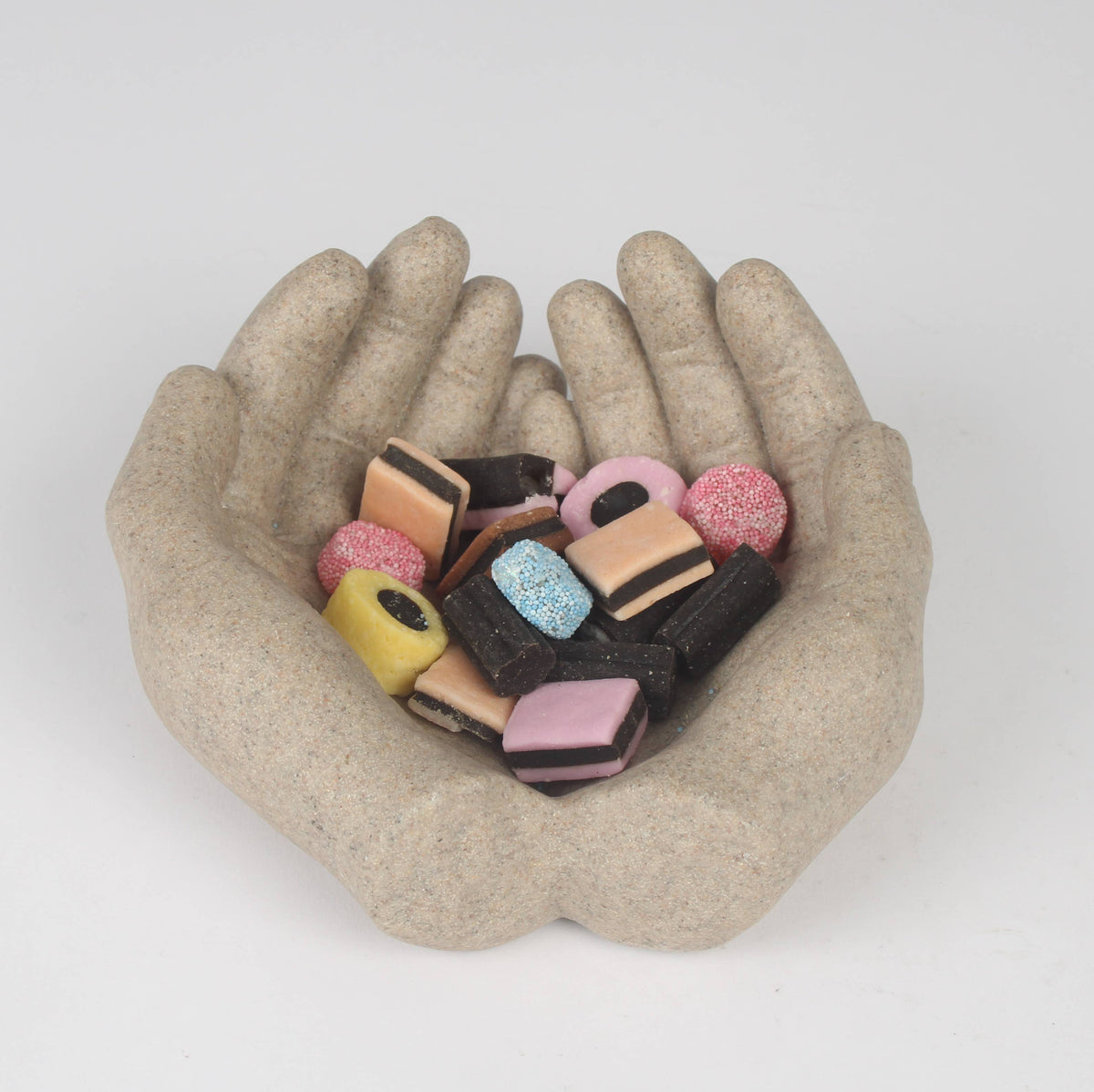 Decorative Hands Bowl – Unique Catchall Dish, Trinket Holder