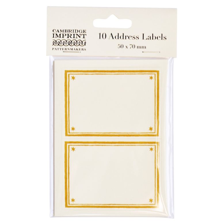 Packet of 10 Large Self-Adhesive Labels