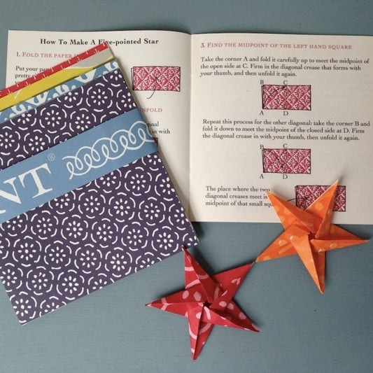 Origami Star Garland kit