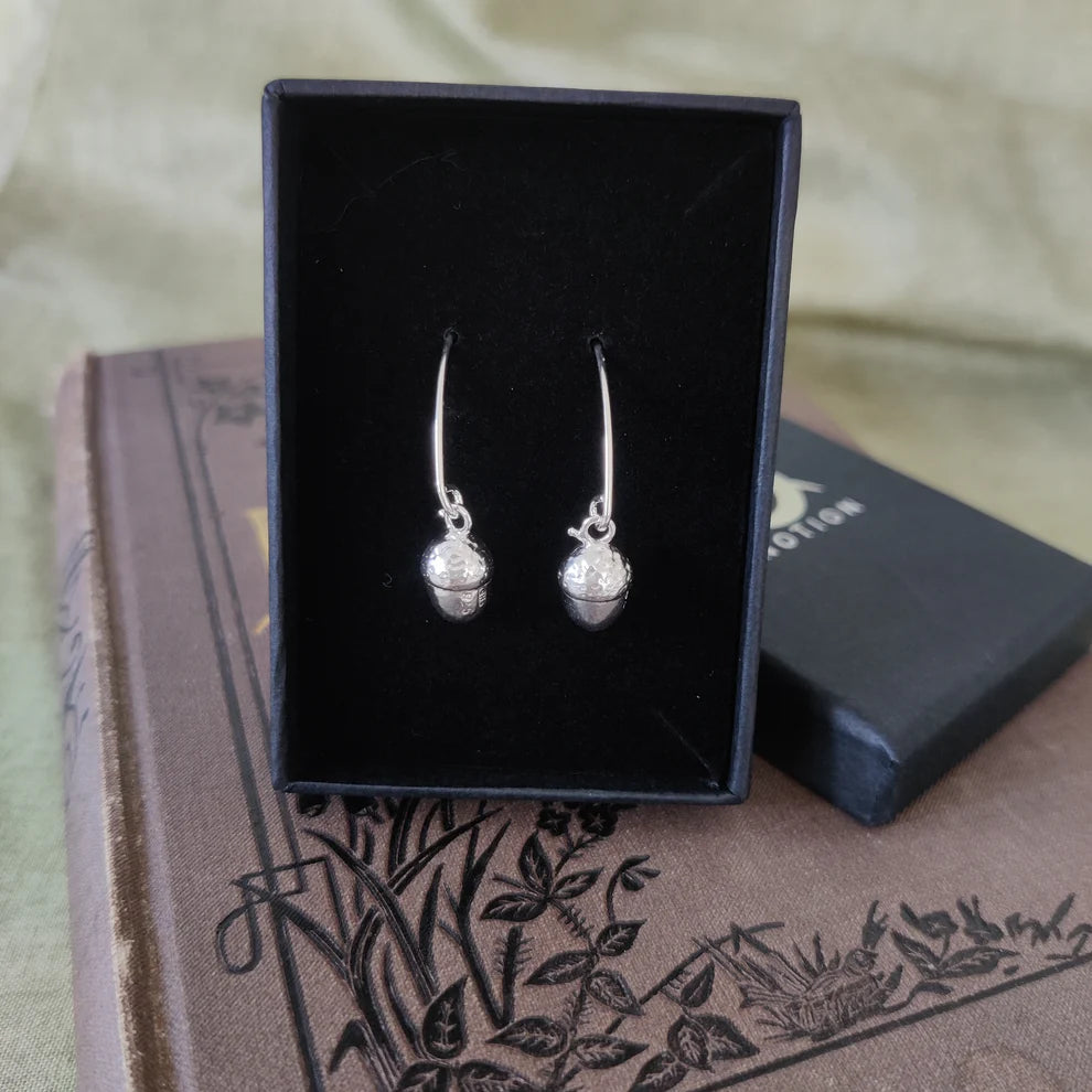 Sterling Silver Acorn drop Earrings