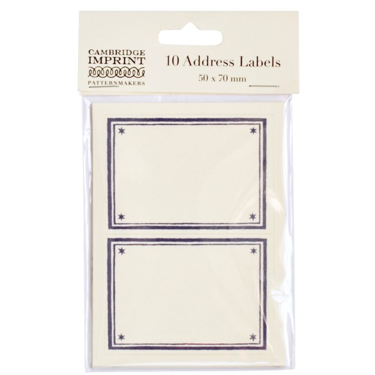 Packet of 10 Large Self-Adhesive Labels