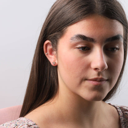 THE CONNOISSEUR Crystal pizza earrings
