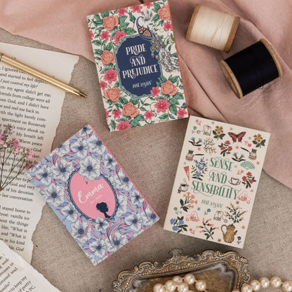 Mini Book Notepad Set, Jane Austen