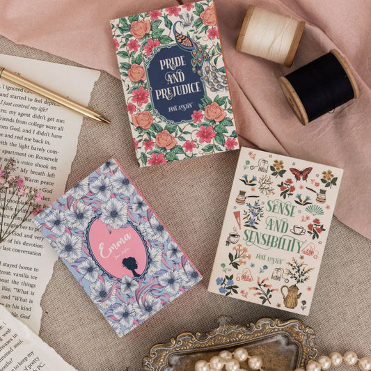 Mini Book Notepad Set, Jane Austen