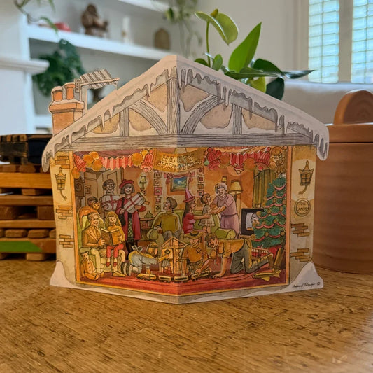 Family On Christmas Eve Card