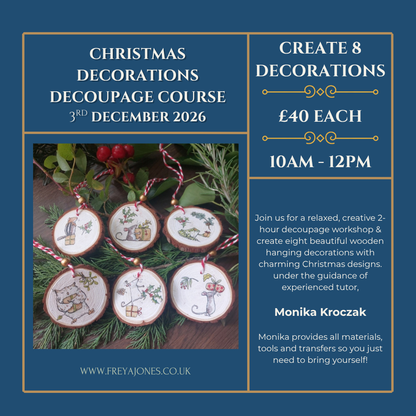 Christmas Decorations Workshop - Wed 3rd Dec