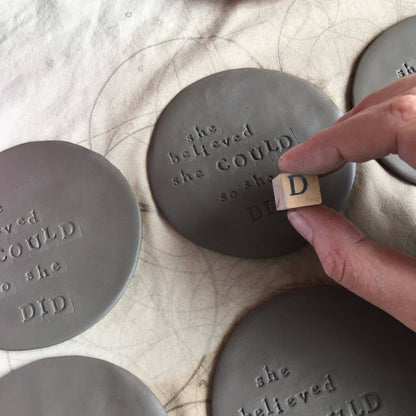 She believed she could - trinket dish