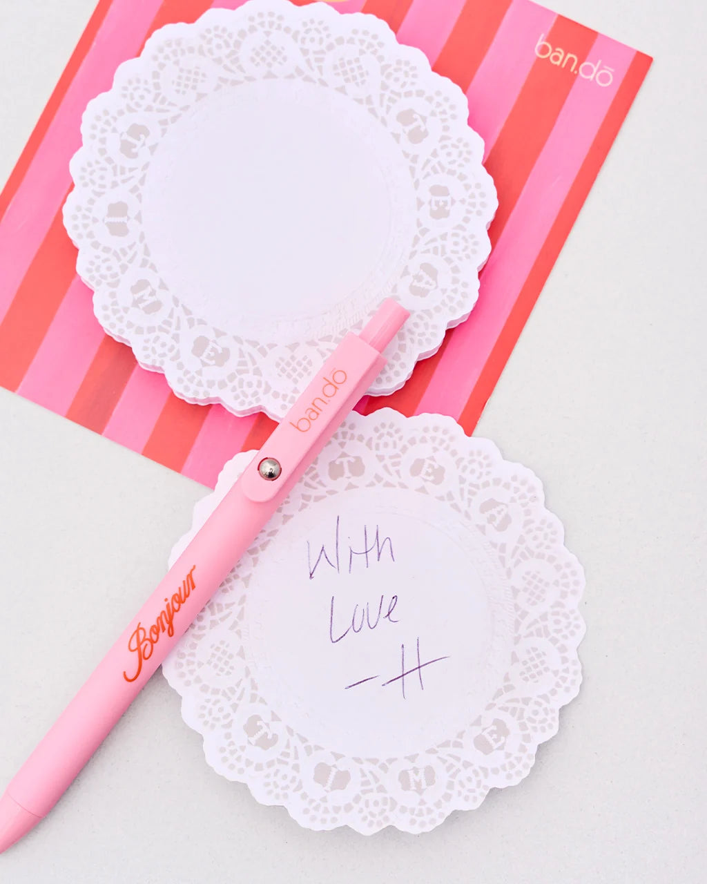 Novelty Notepad, Tea Time Doily