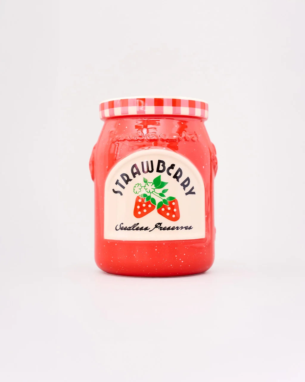 Ceramic Strawberry Jam Vase