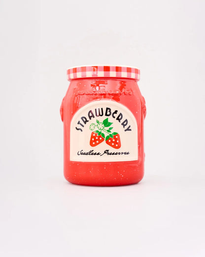 Ceramic Strawberry Jam Vase