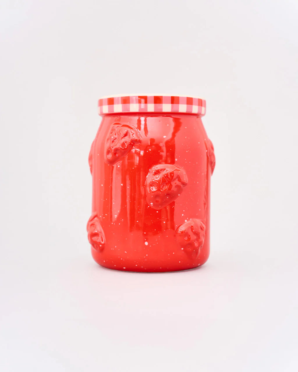 Ceramic Strawberry Jam Vase