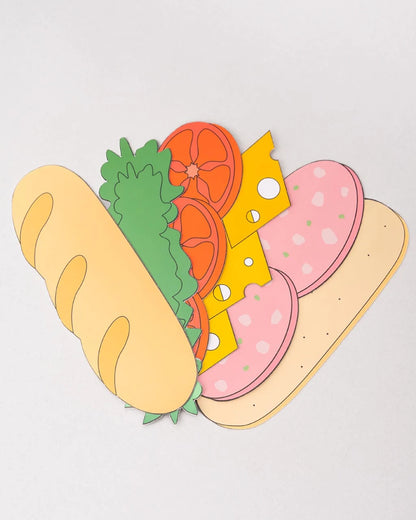 Bookmark set of 6 - Sandwich