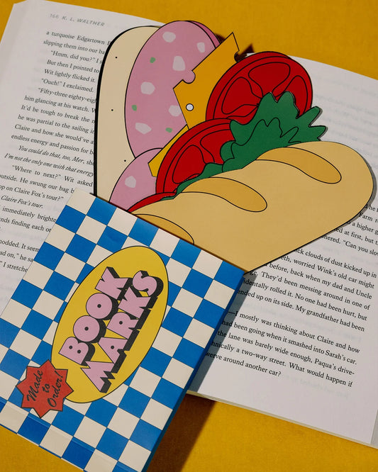 Bookmark set of 6 - Sandwich