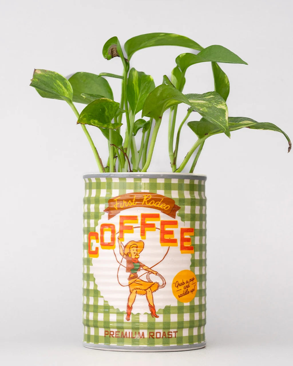Coffee Can Ceramic Vase