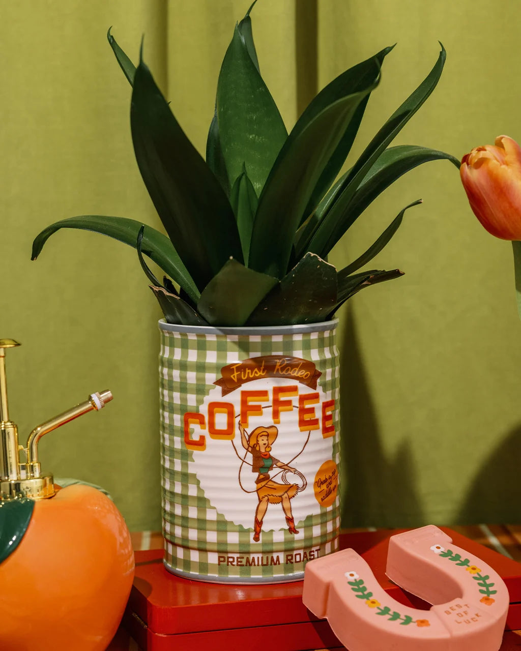 Coffee Can Ceramic Vase