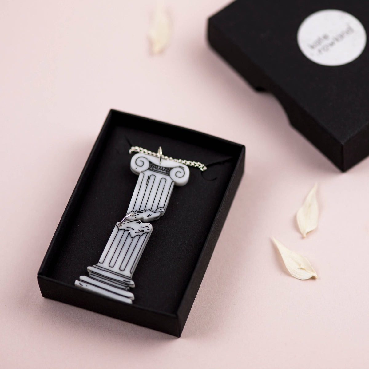 Crumbling Ionic Column Necklace