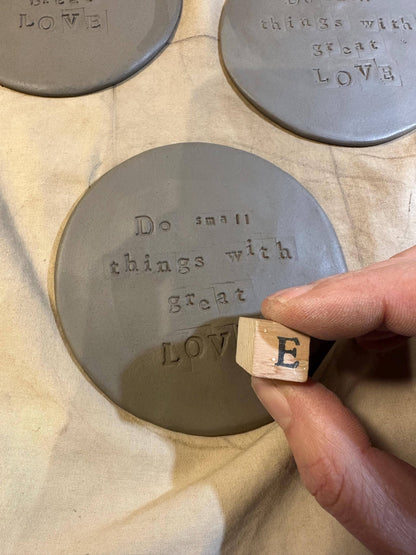 Do Small Things with great Love - trinket dish