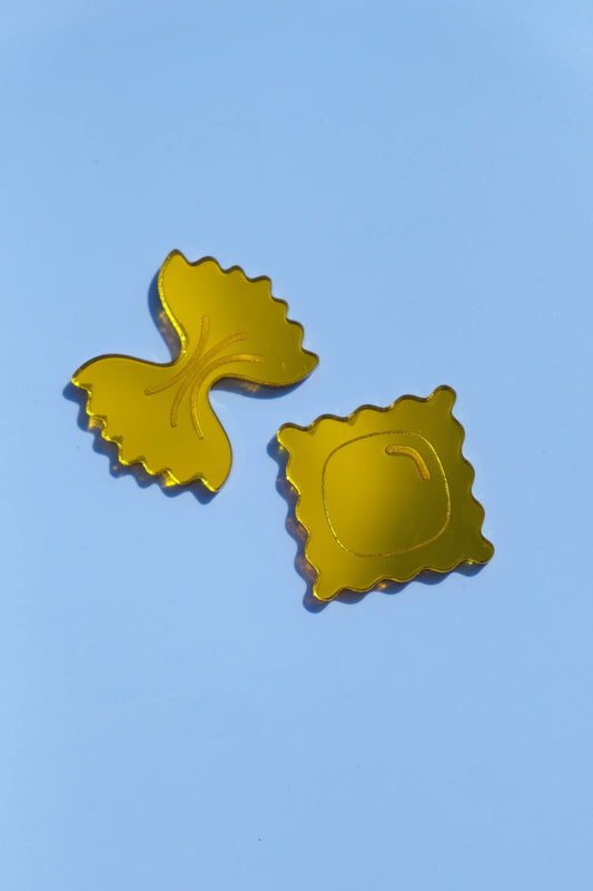 Pasta Shell Hair Clips - Set of 2