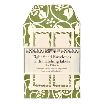 Packets of 8 seed envelopes