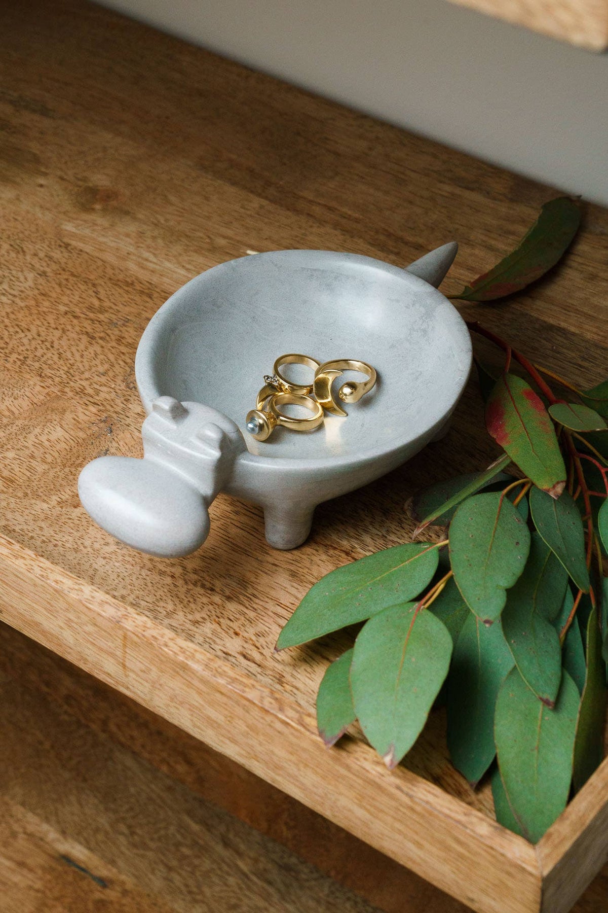 Kenyan Hand Carved Soapstone Hippo Dishes