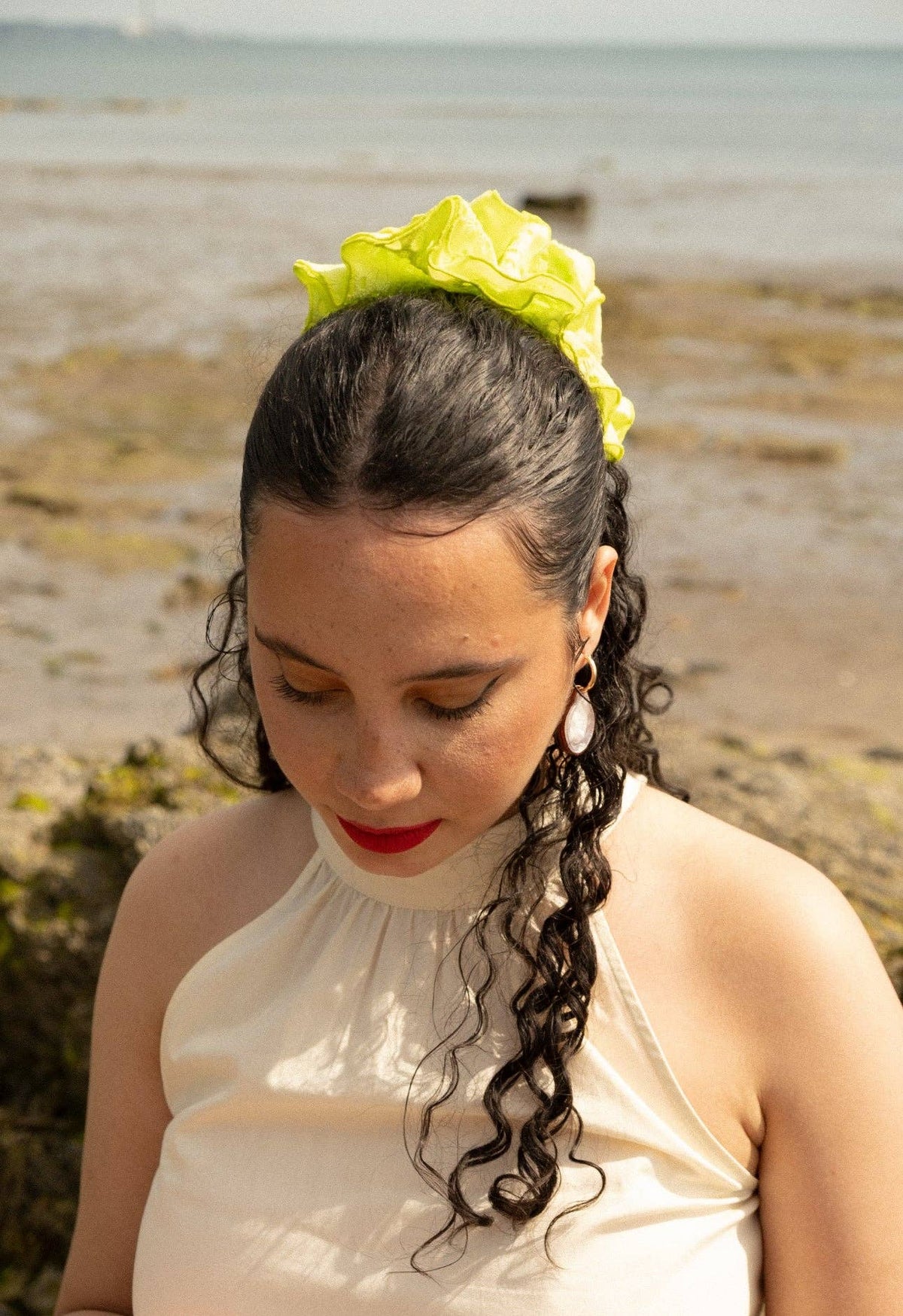 Oyster Hoop Earrings
