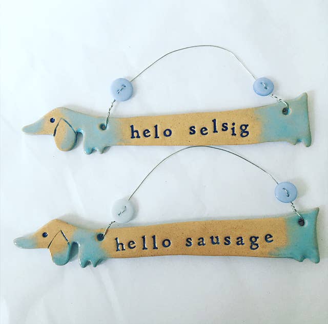 Hello Sausage Plaque