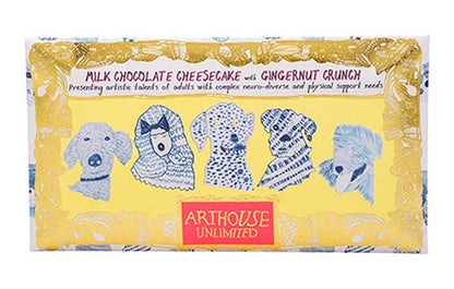 Blue Dogs, Milk Chocolate Cheesecake Bar With Gingernut Crun