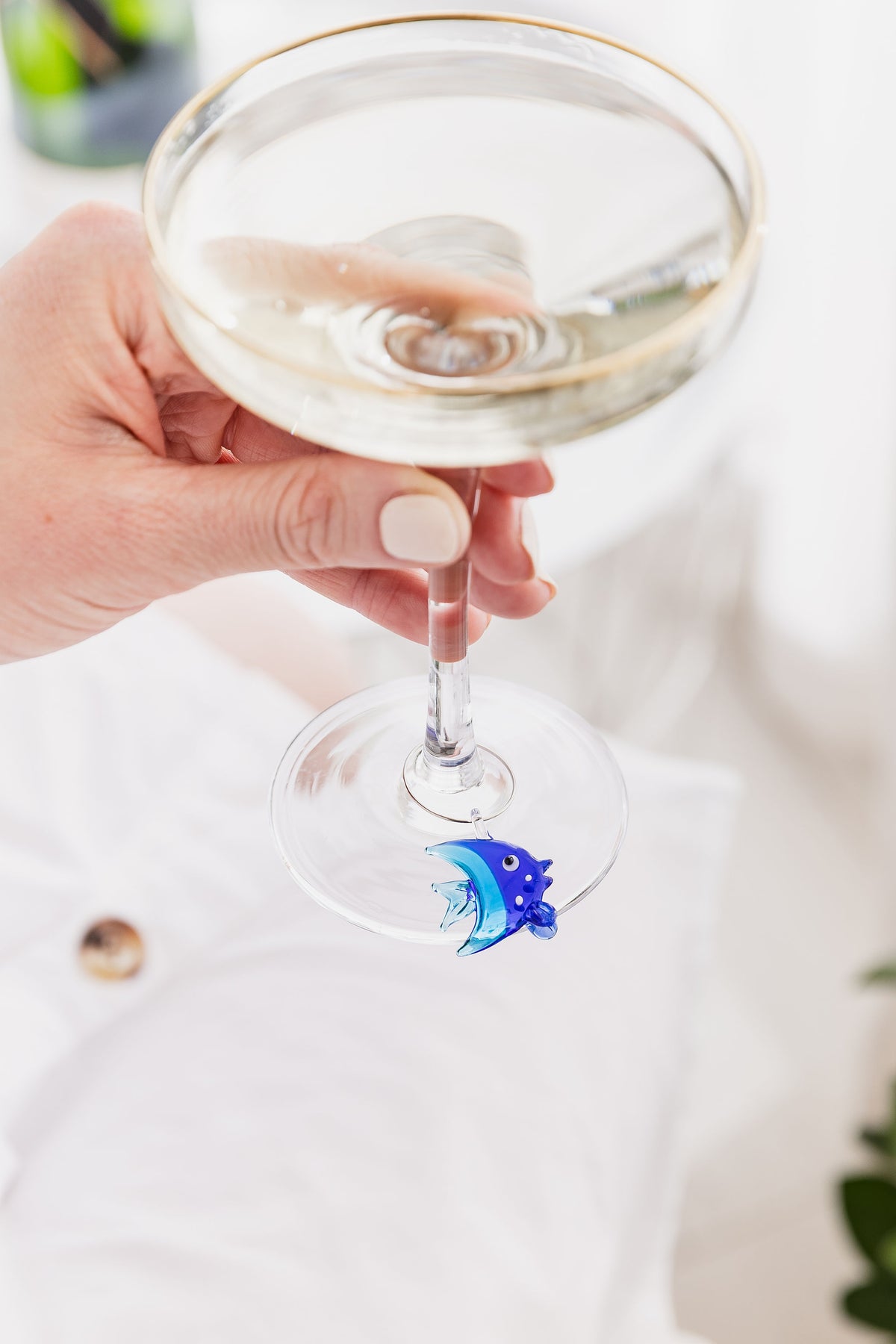 Glass Wine Charms - Coastal
