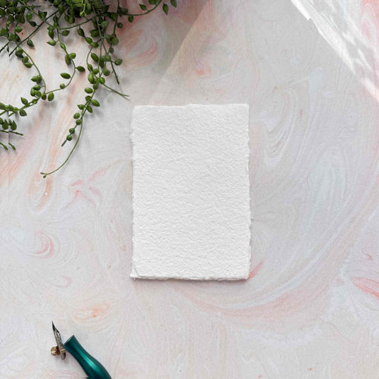 Watercolour Paper - White | Packs of Handmade Cotton Paper