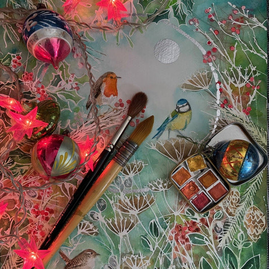Watercolour Christmas Cards With Clare Tebboth