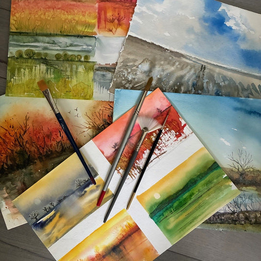 Imagined Landscapes In Watercolour With Clare Tebboth