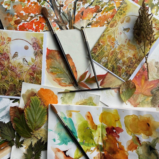 Autumn Trees & Leaves In Watercolour With Clare Tebboth