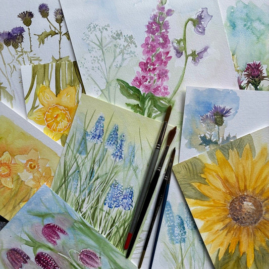 Flowers In Watercolour With Clare Tebboth
