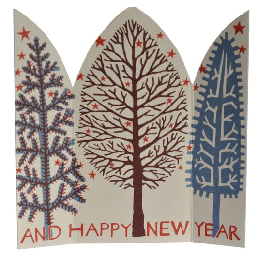 Extra Special Triptych Card Winter Trees