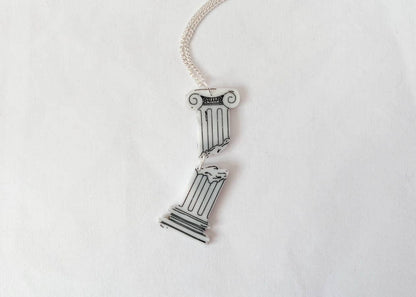 Crumbling Ionic Column Necklace