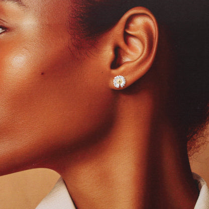 BLOOM WILDLY Big head daisy flower earrings