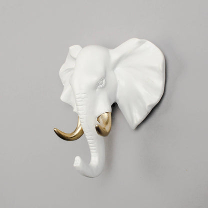Elephant Head Wall Hook