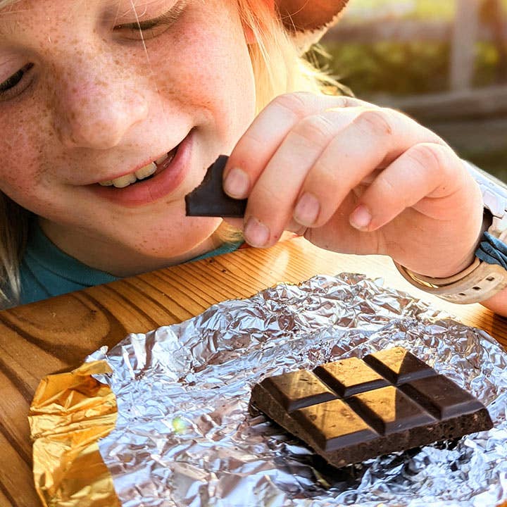 Blue Dogs, Milk Chocolate Cheesecake Bar With Gingernut Crun