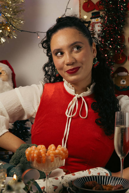 Christmas Tree Car Hoop Earrings