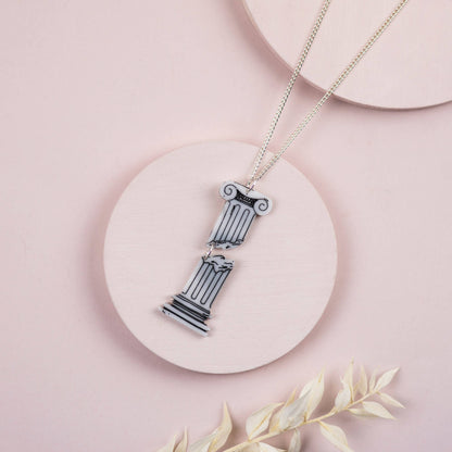 Crumbling Ionic Column Necklace